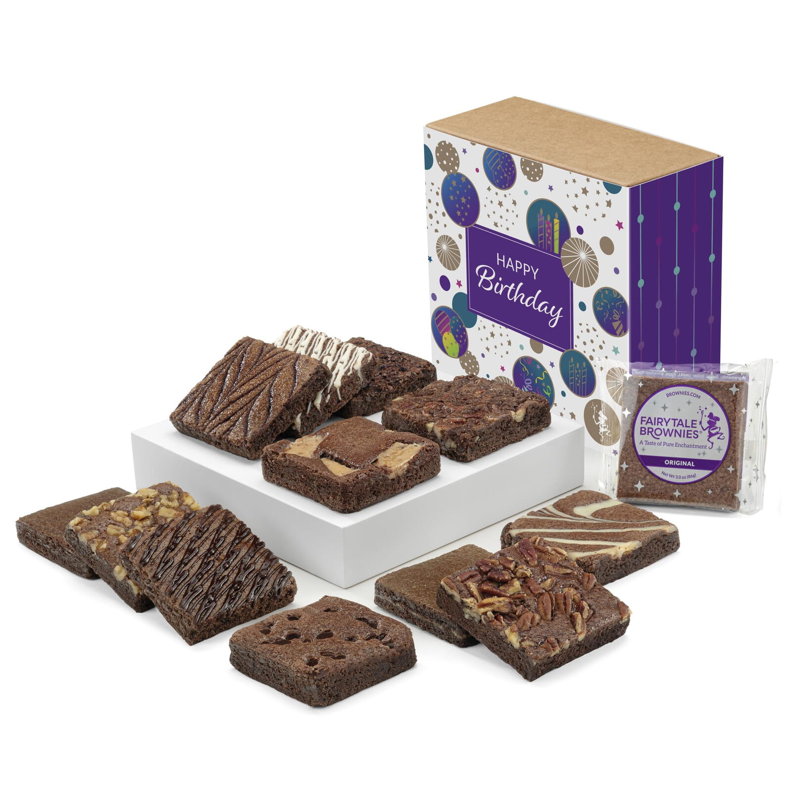 Birthday Dozen Fairytale Brownies