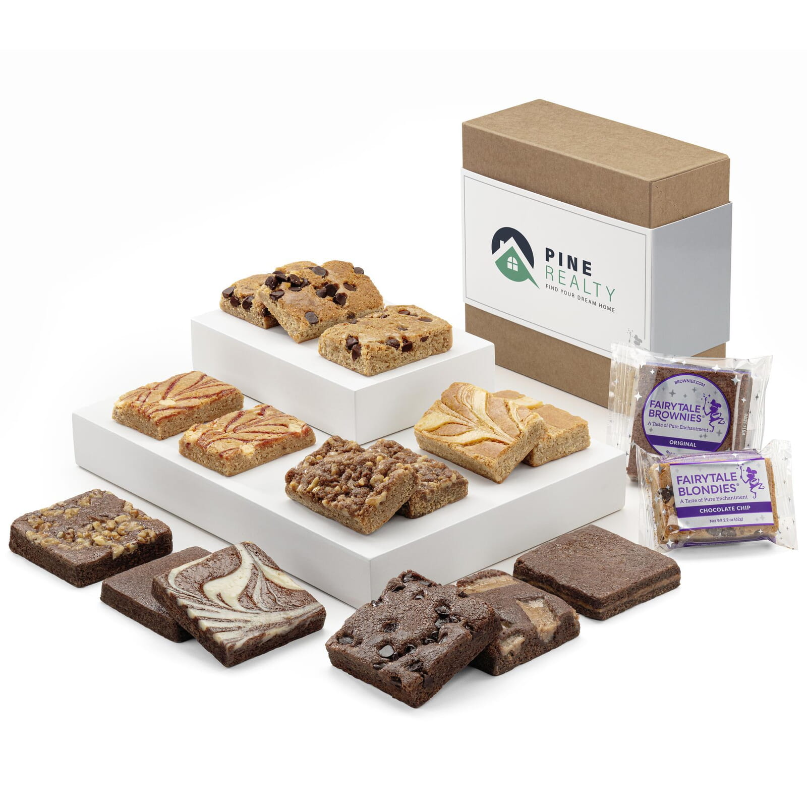 Custom Blondie & Brownie Combo Fairytale Brownies