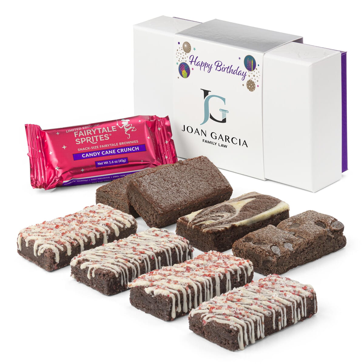 Custom Birthday Candy Cane Assorted 8-Sprite Favor