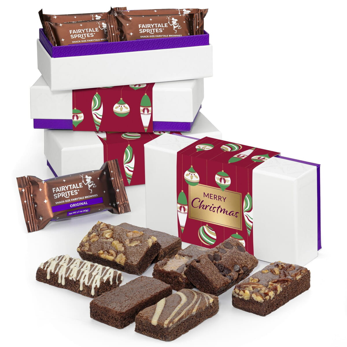 FOUR BOX SET Christmas 8-Sprite Favor