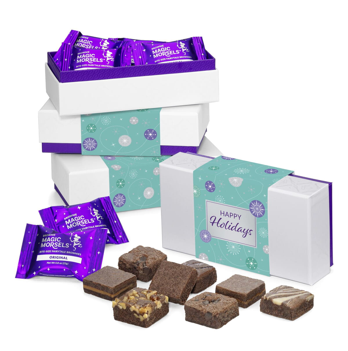 FOUR BOX SET Holiday 8-Morsel Favor