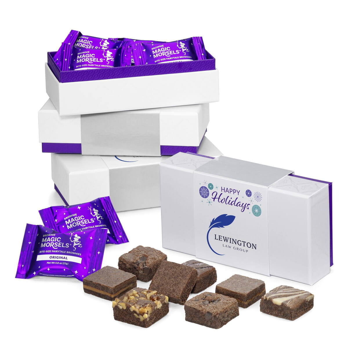 FOUR BOX SET Custom Holiday 8-Morsel Favor