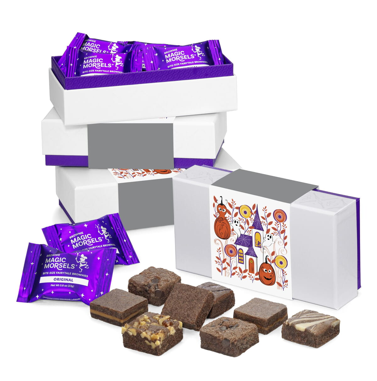 FOUR BOX SET Halloween 8-Morsel Favor