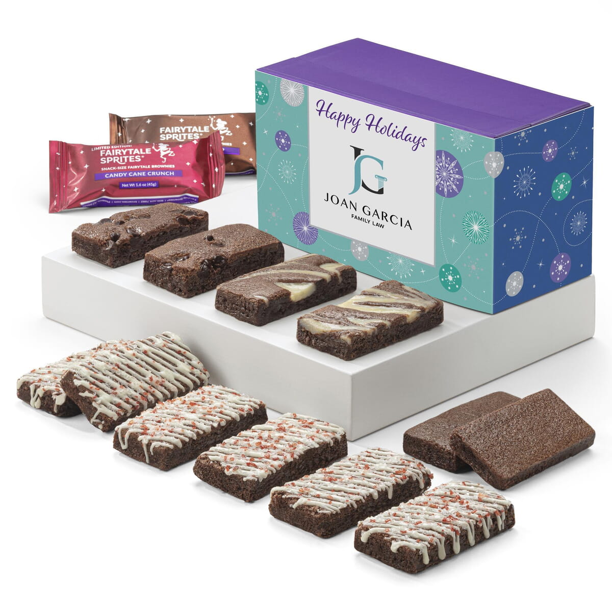 Custom Holiday Candy Cane Assorted Sprite Dozen