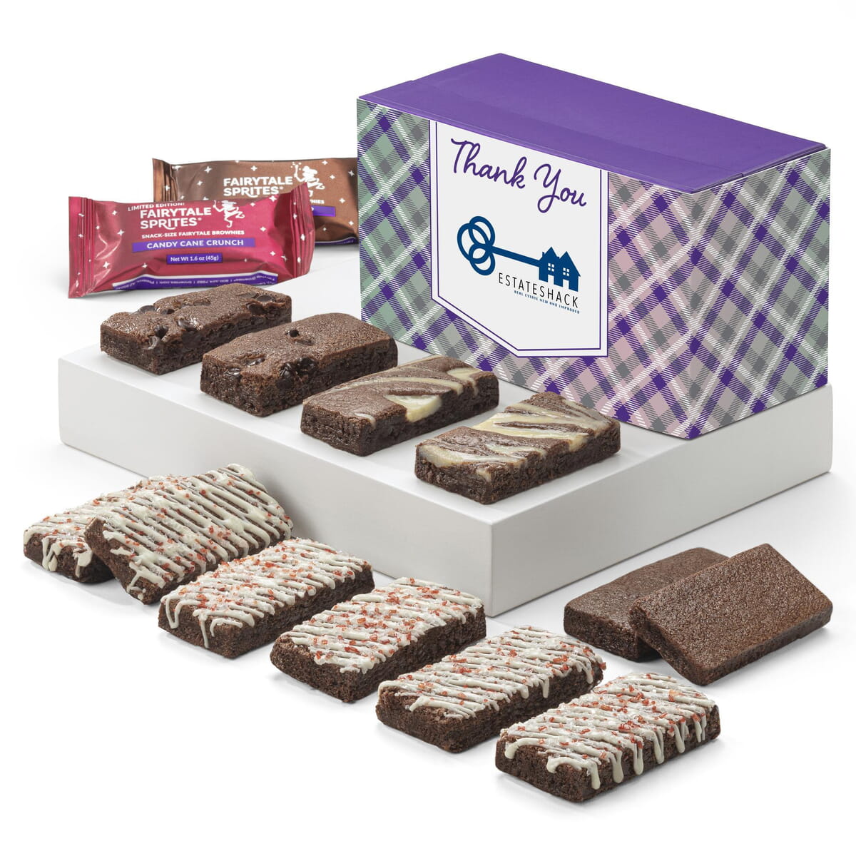 Custom Thank You Candy Cane Assorted Sprite Dozen