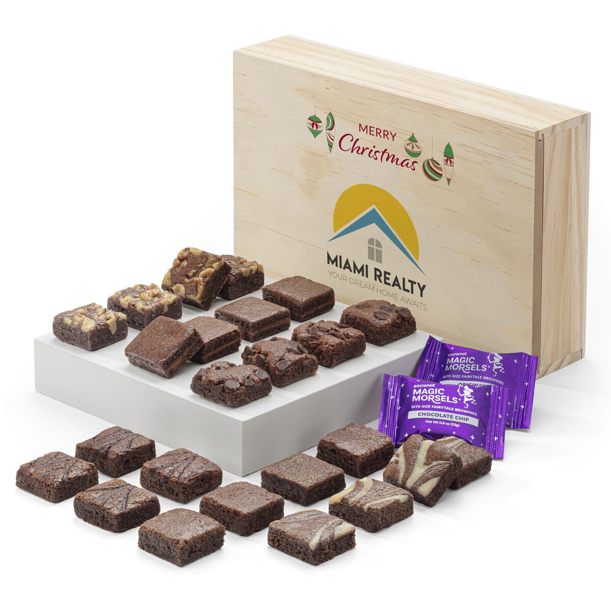 Custom Christmas Wooden Box Morsel 24