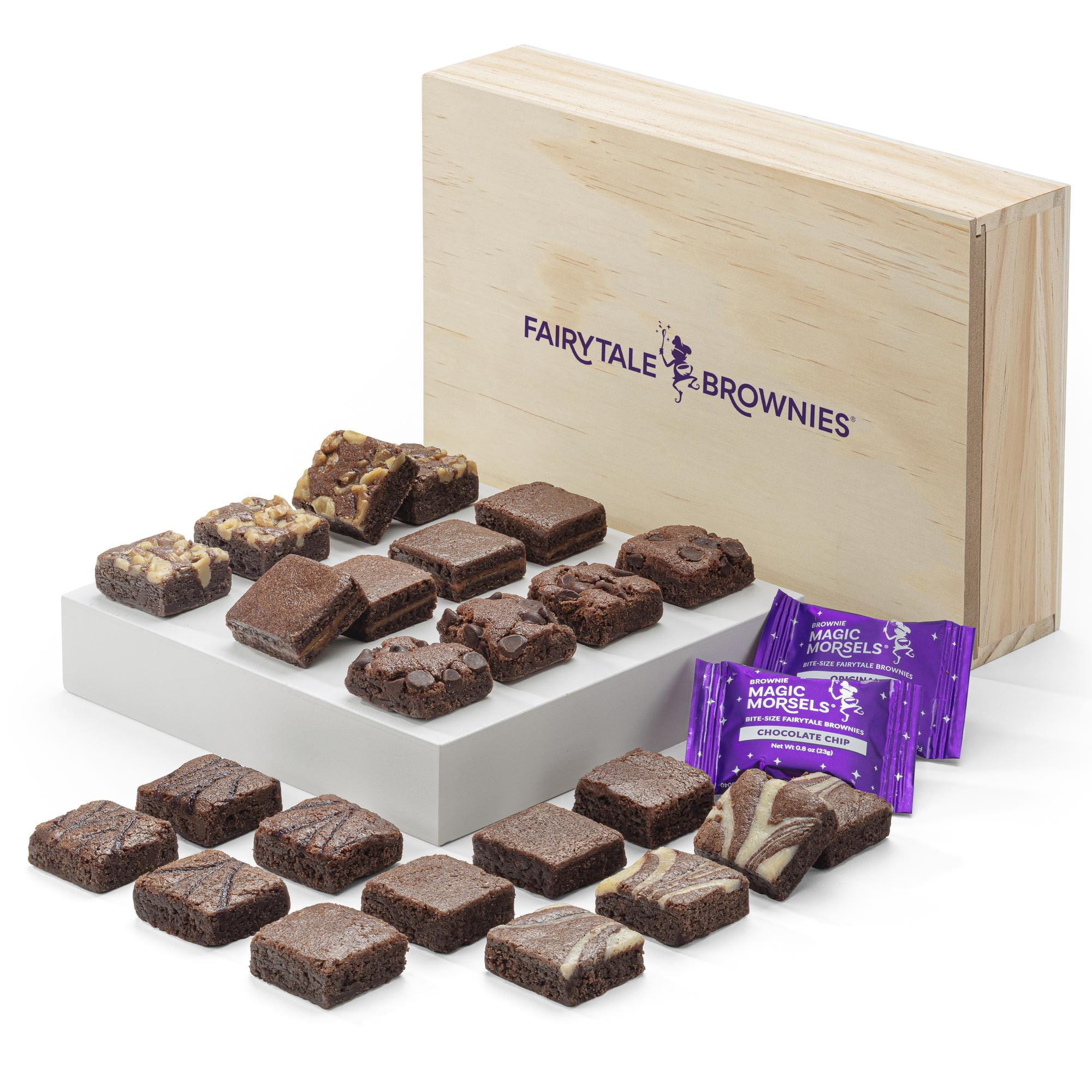 Wooden Box Morsel 24 | Fairytale Brownies
