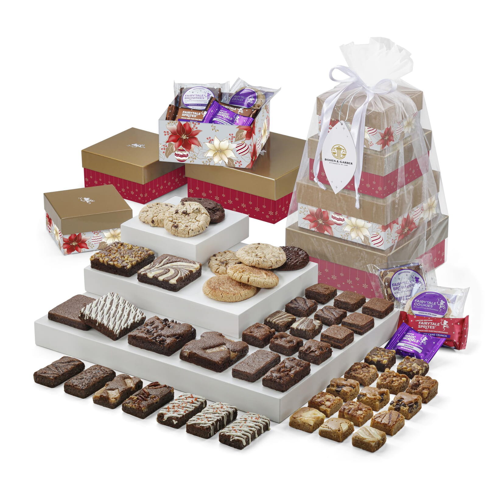 Custom Christmas 4Box Tower Fairytale Brownies