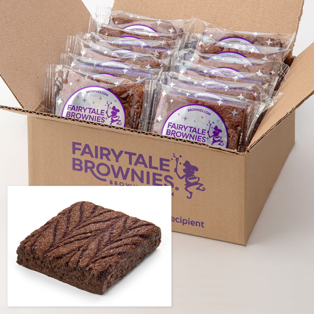 12 Bulk Raspberry Swirl Brownies