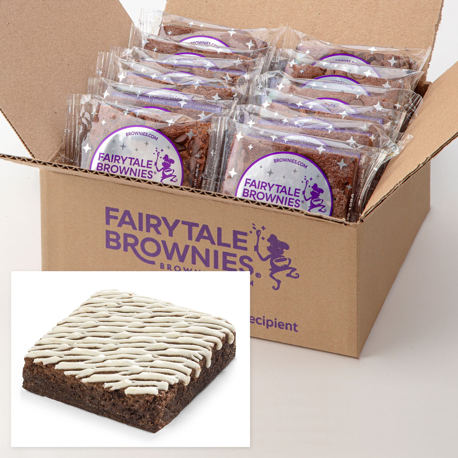 12 Bulk White Chocolate Brownies Fairytale Brownies