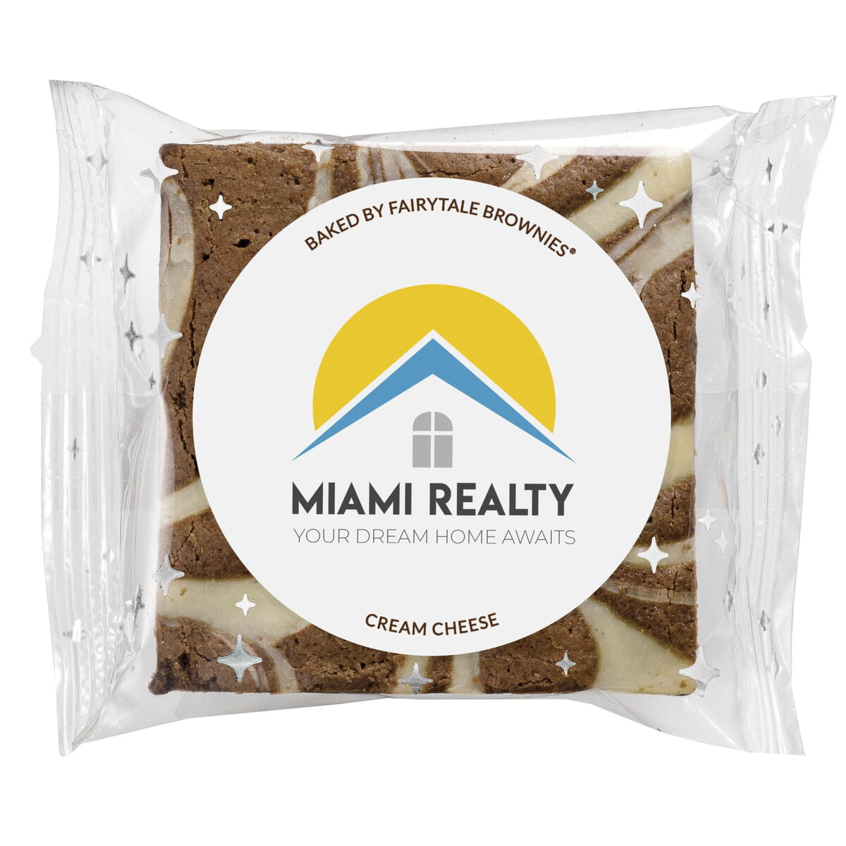 72 Custom Label Cream Cheese Brownies