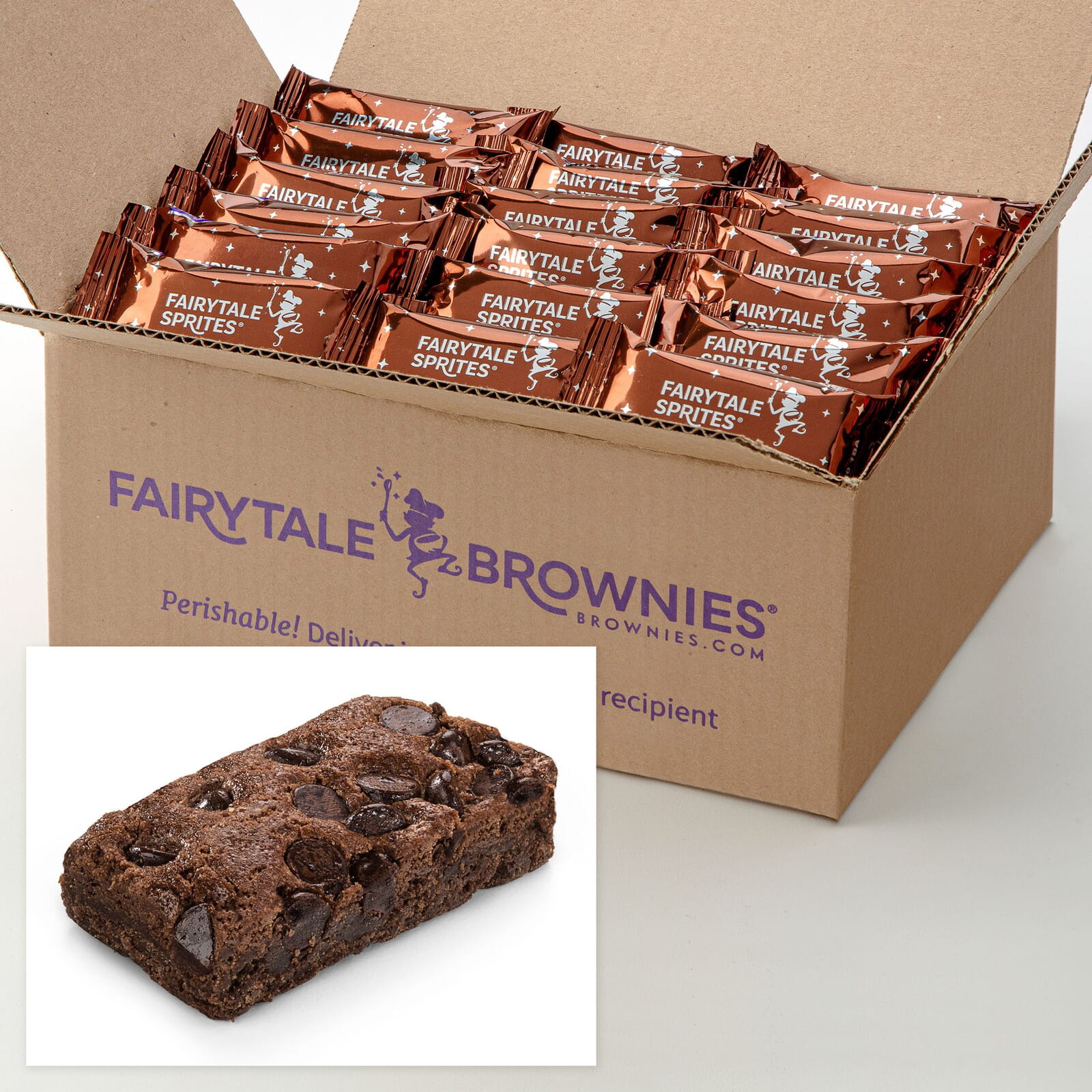 24 Bulk Chocolate Chip Sprites | Fairytale Brownies