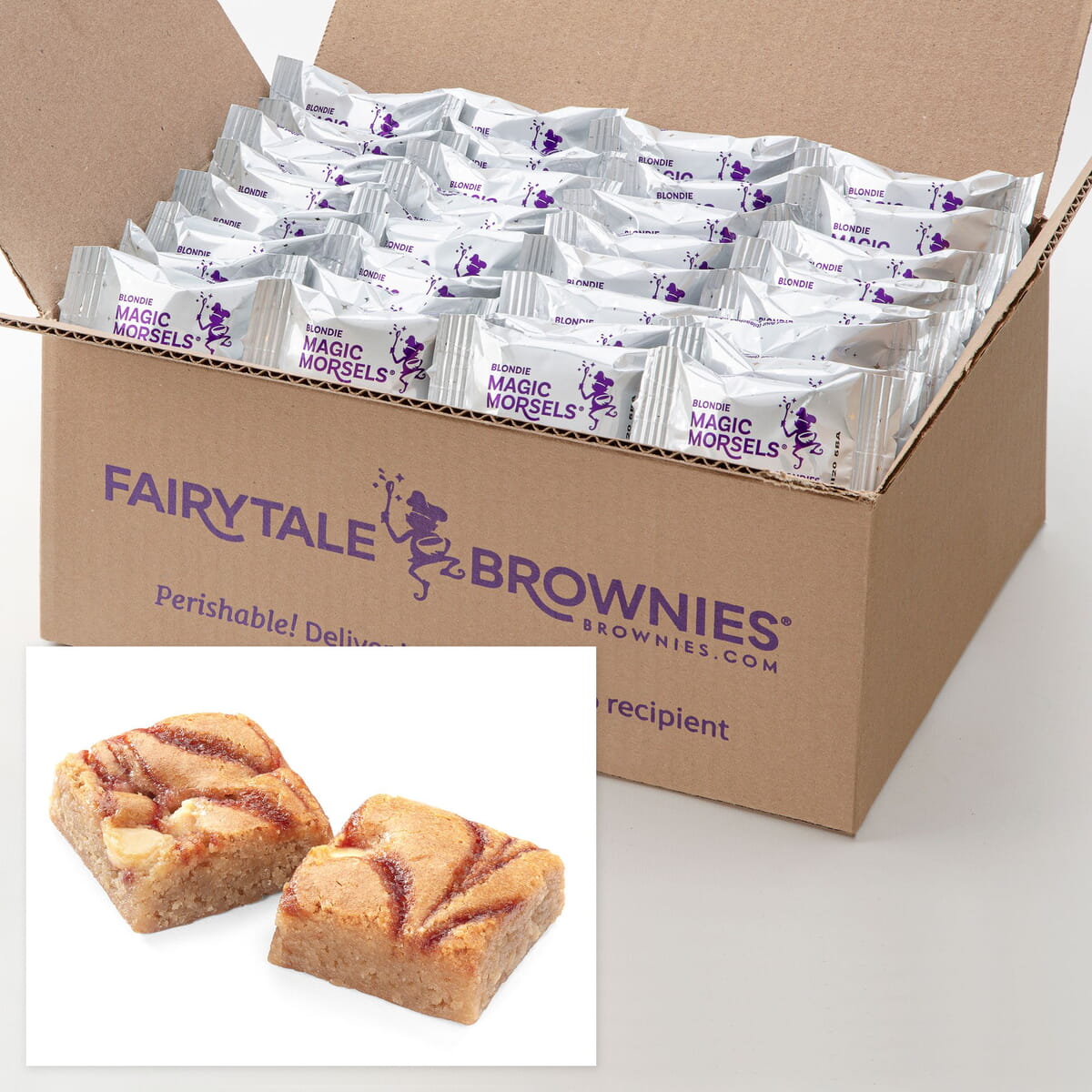 36 Bulk Raspberry White Chocolate Blondie Morsels