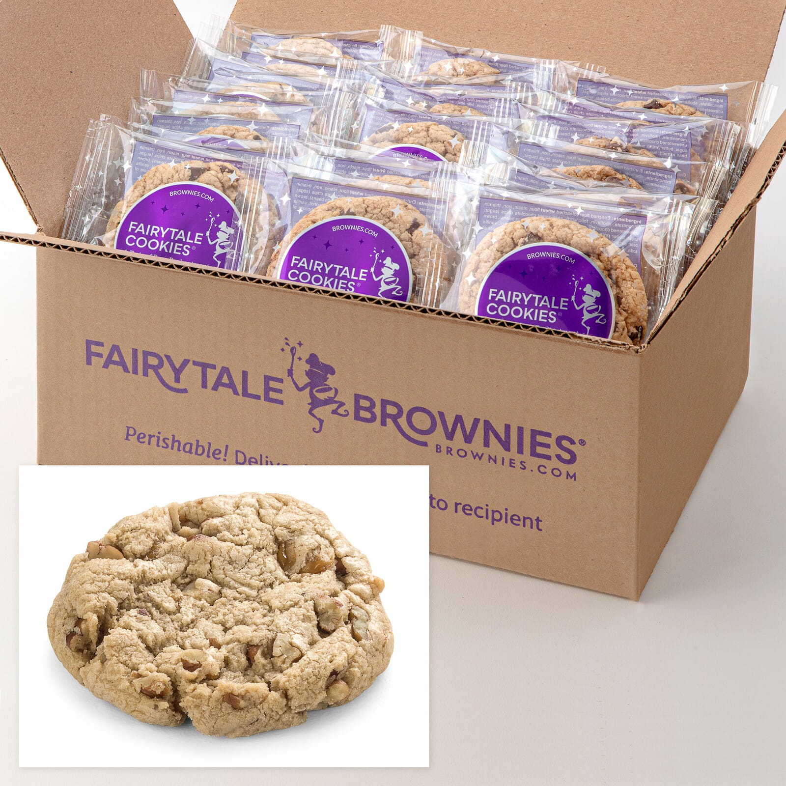 24 Bulk Caramel Pecan Cookies Fairytale Brownies