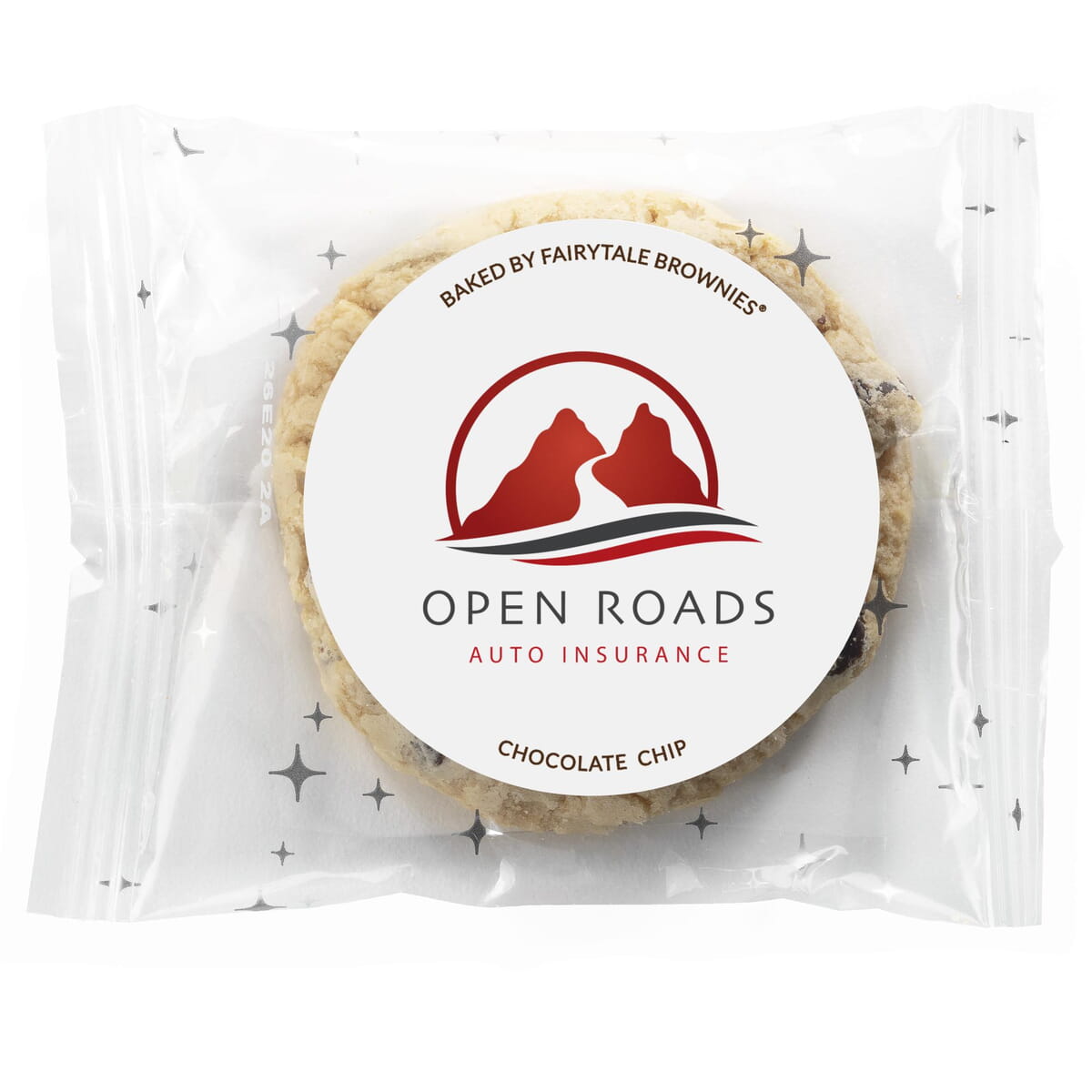 72 Custom Label Chocolate Chip Cookies