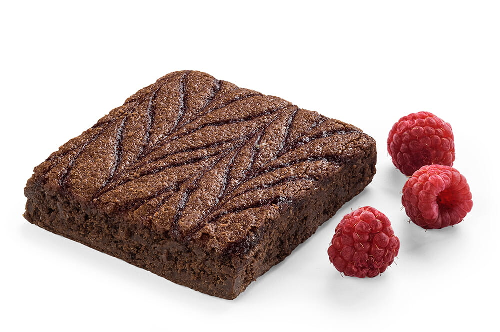 Raspberry Swirl Brownie