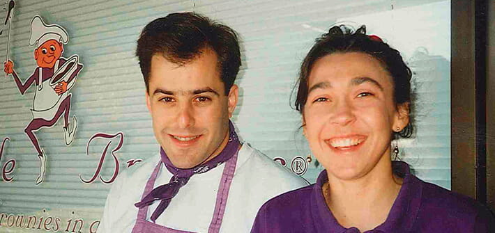 Co-founders David and Eileen in 1992