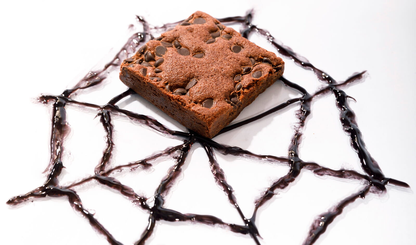 chocolate spider web