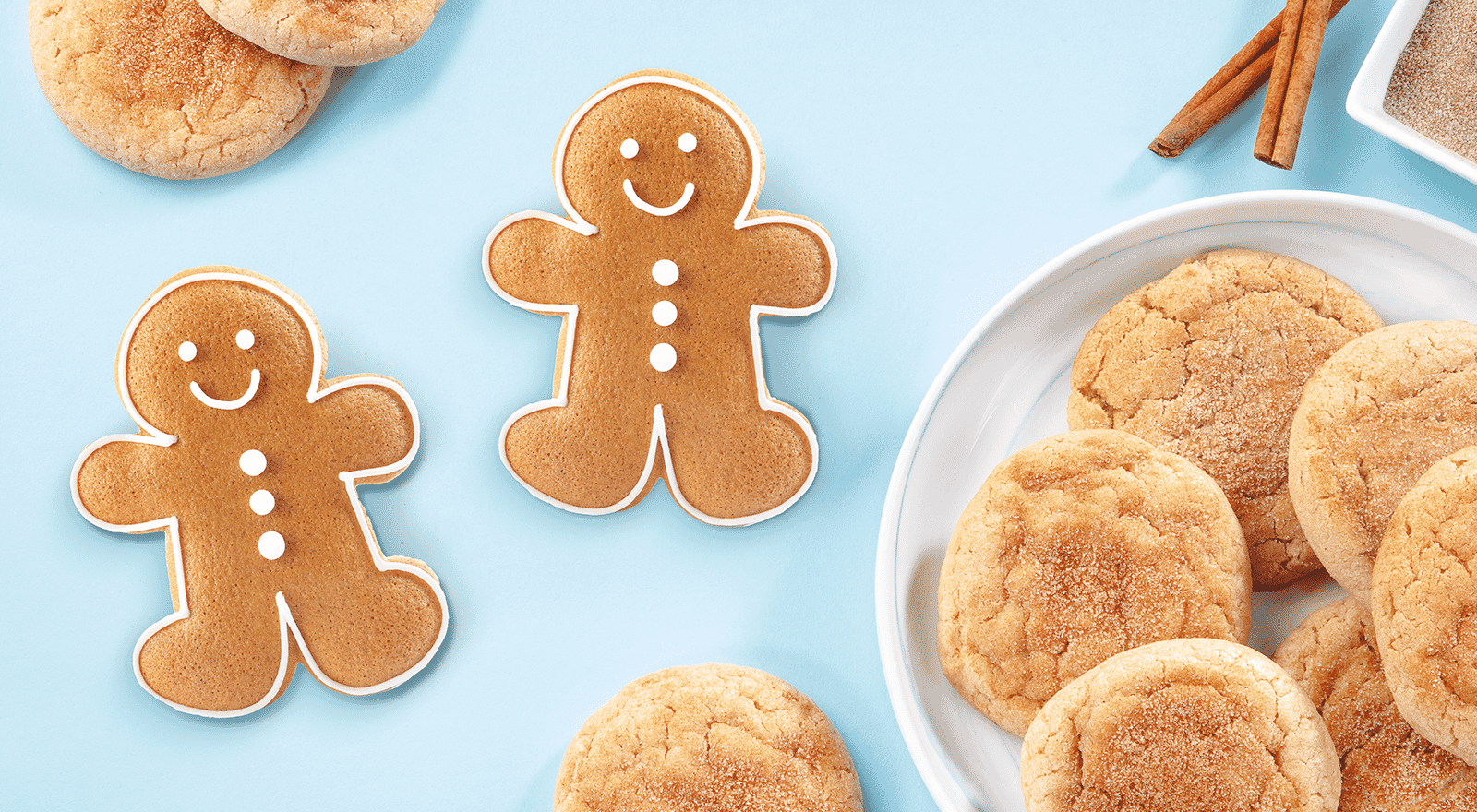 Gingerbread and Snickerdoodle cookies